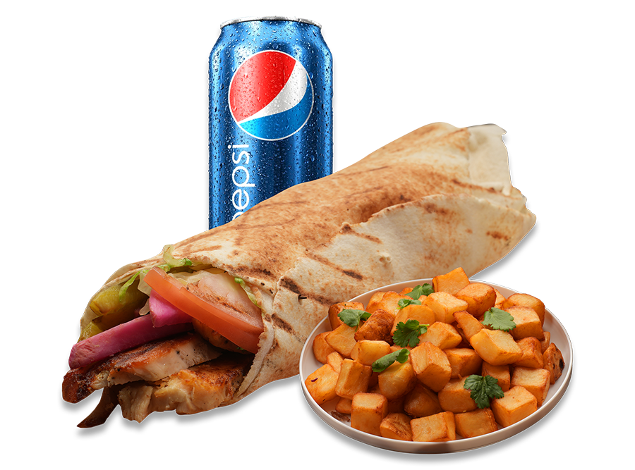 trio Chicken shawarma